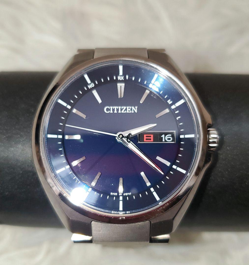 ⭐美品⭐CITIZEN ATTESA エコドライブ AT6050-54L ブルー