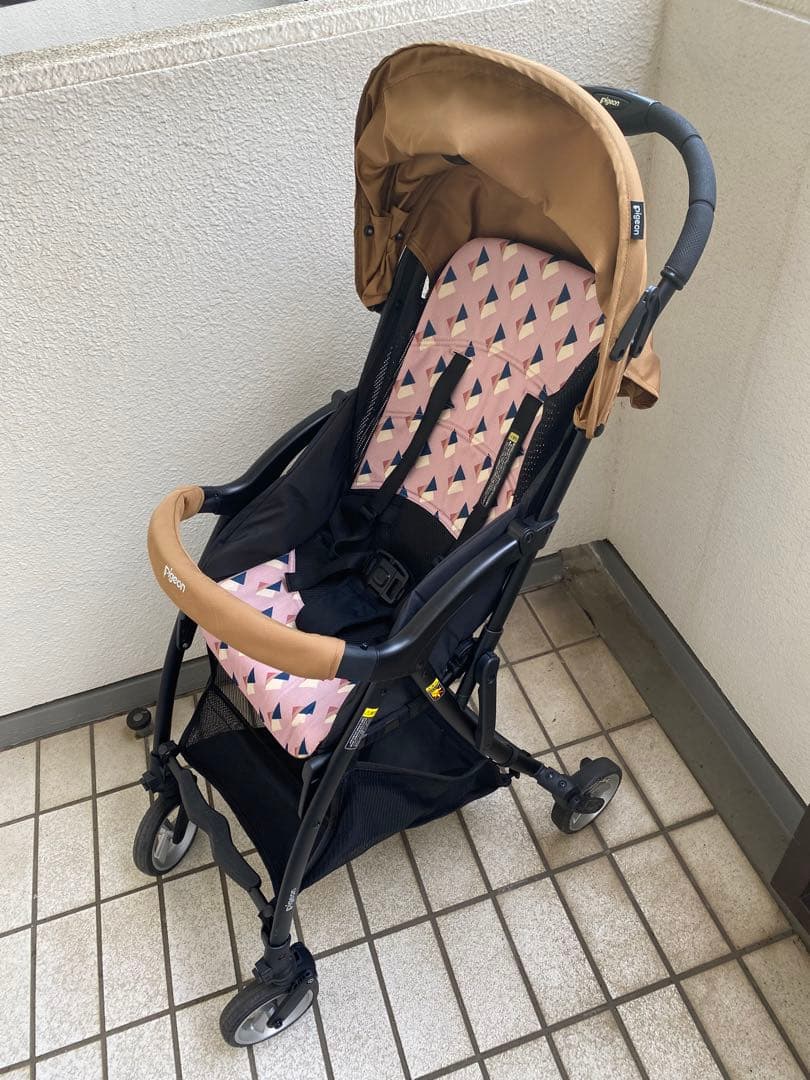 日除けおまけ付　ピジョン　Bingle BA9/トフィーベージュ（限定品）中古品