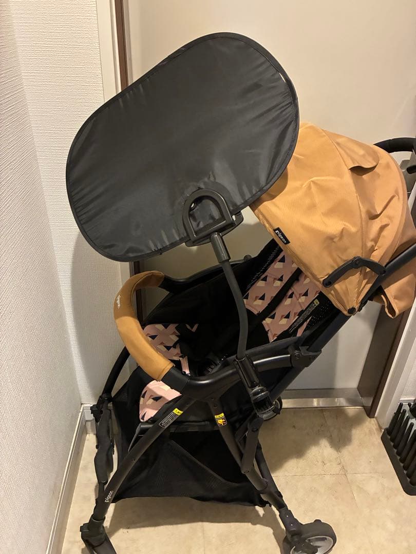 日除けおまけ付　ピジョン　Bingle BA9/トフィーベージュ（限定品）中古品