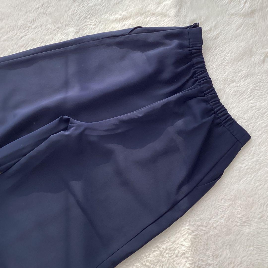 【美品】BEAMS ノーカラー　スリーピース セットアップ　スーツ　ネイビー