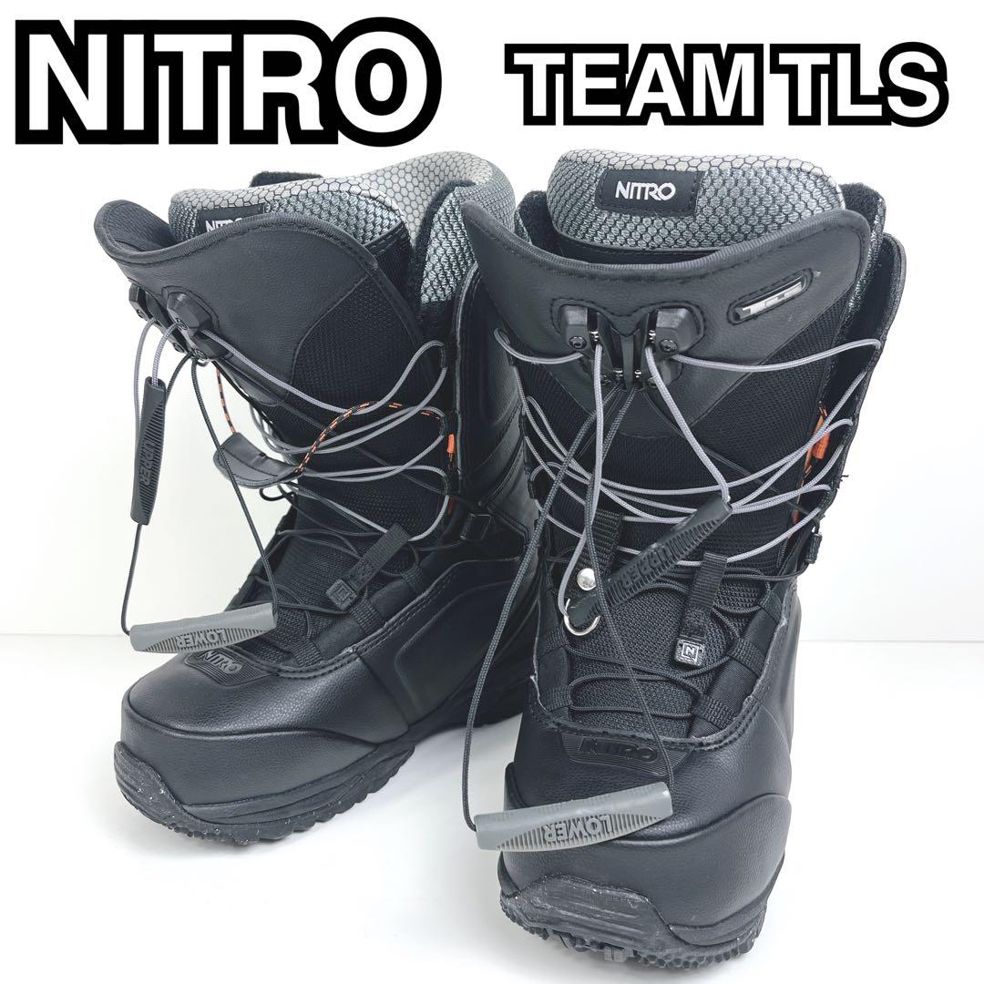 【美品】NITRO TEAM TLS スノーボード　ブーツ 25cm ブラック