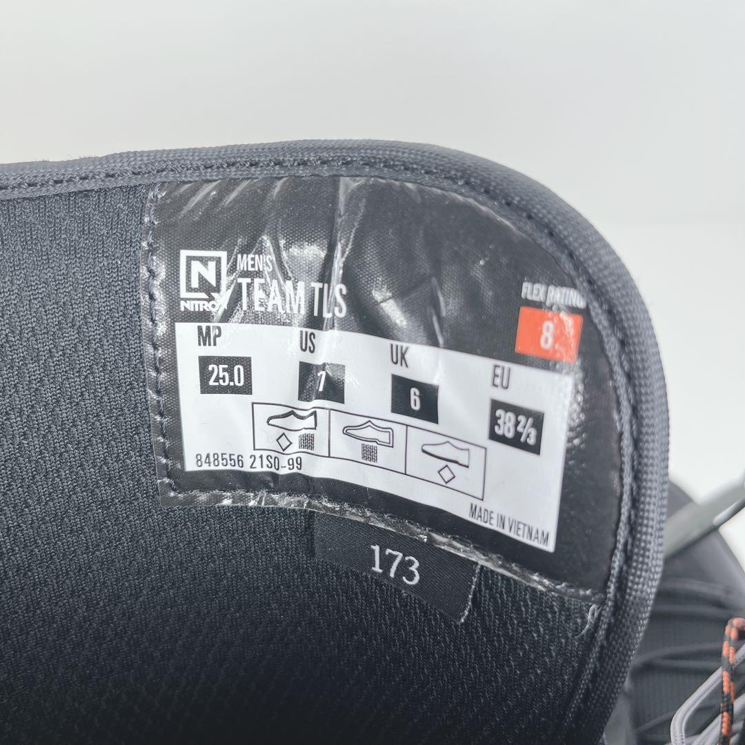 【美品】NITRO TEAM TLS スノーボード　ブーツ 25cm ブラック