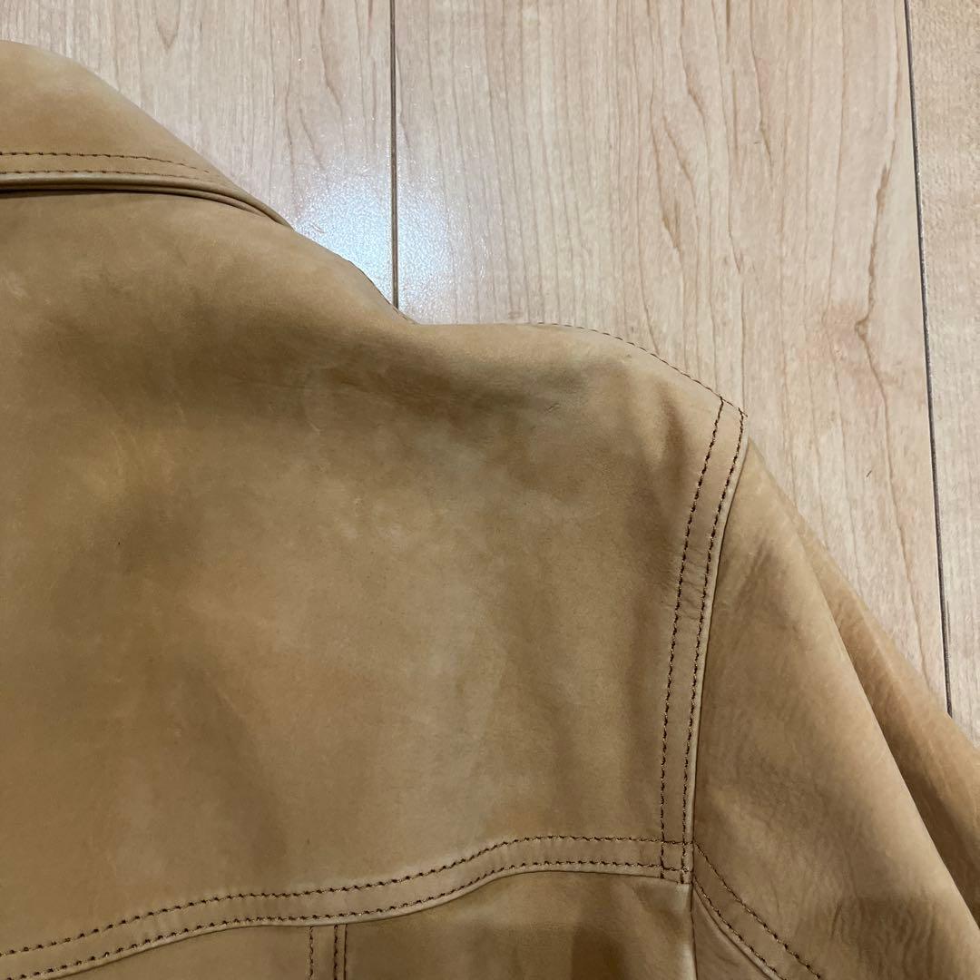 ジャケット・アウター MINEDENIM 20SS Calf Nubuck Zipup Rib BZ