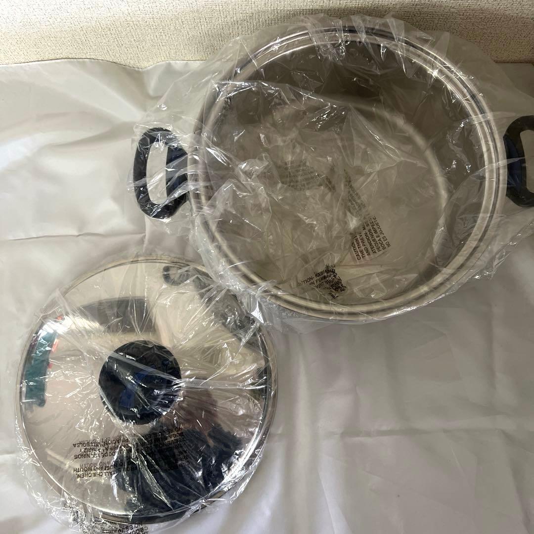 【未使用保管品】　ビタクラフト　両手鍋　Oz 無水鍋　 ステンレス多層　IH可