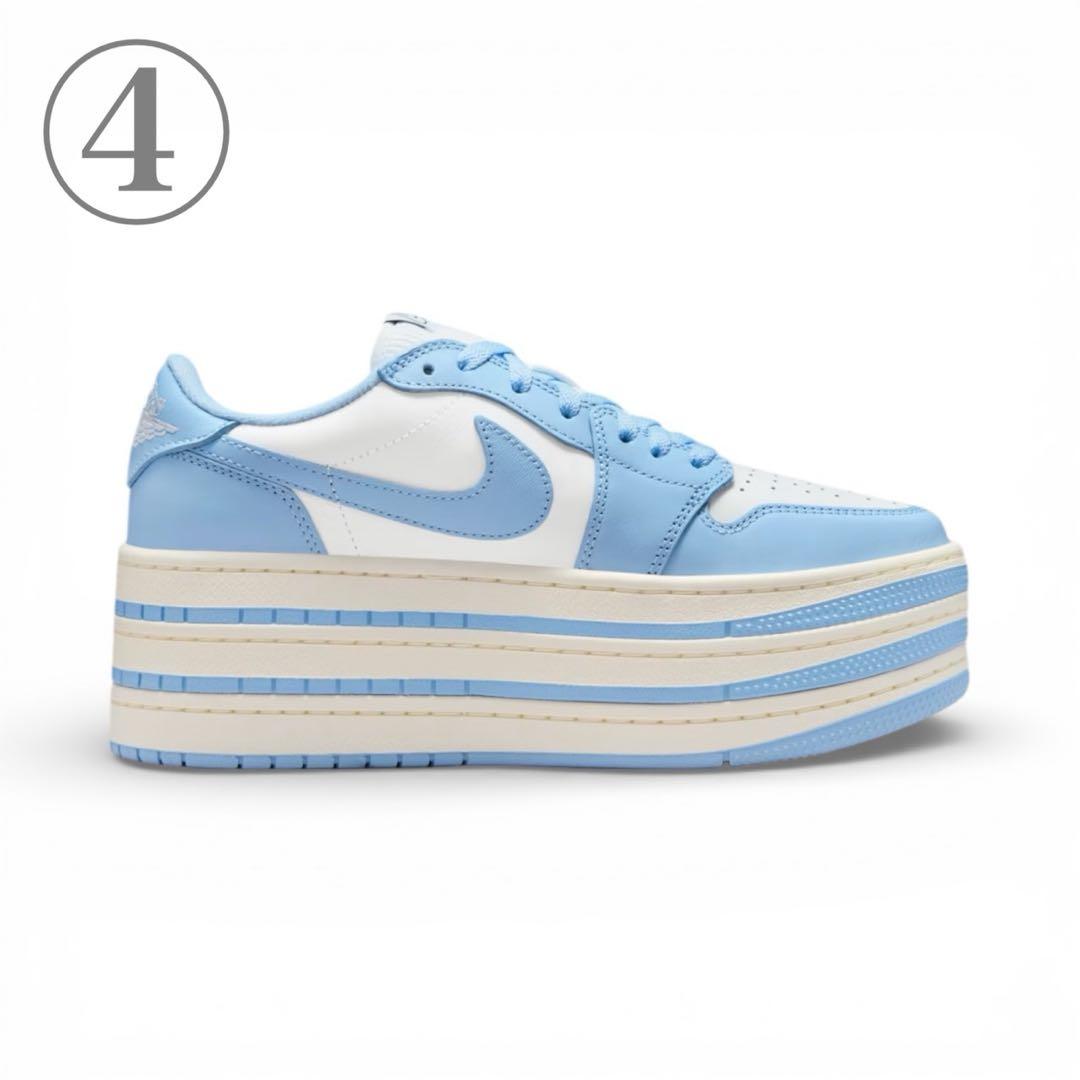 Nike プラットフォームスニーカー ブルー/ホワイト／ウィメンズ