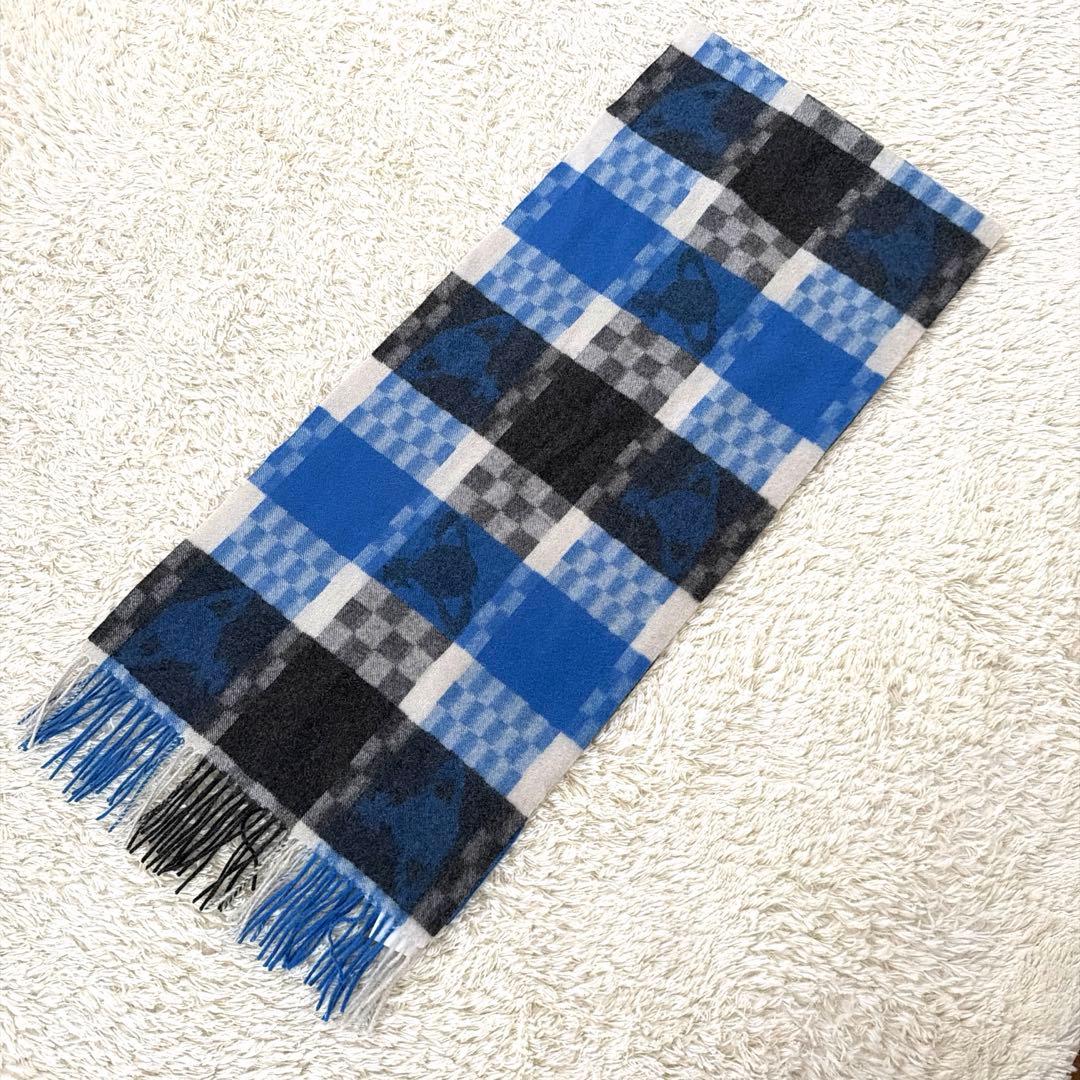【新品タグ付き】ヴィヴィアンウエストウッド 大判 マフラー ストール カシミヤ