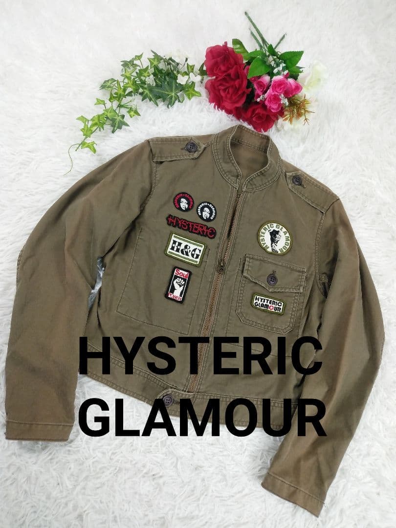 【希少】ヒステリックグラマー ミリタリージャケット 刺繍ワッペン