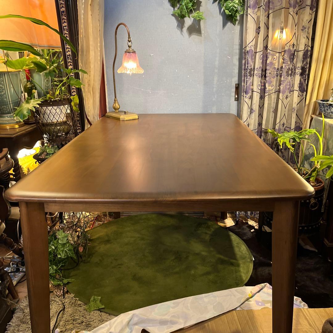 Sale ダークアルダー　ソリッド　ダイニングテーブル