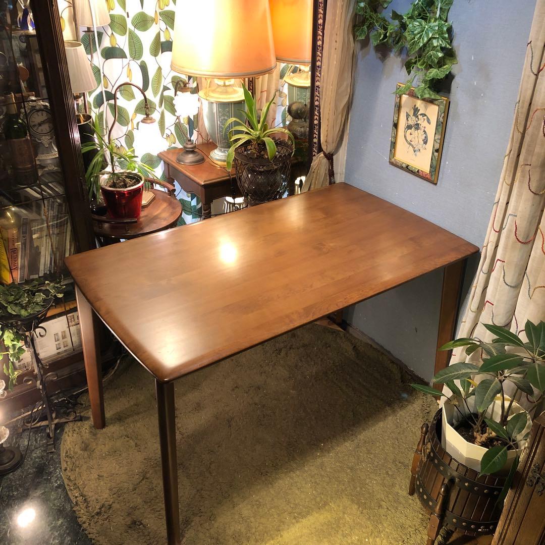 Sale ダークアルダー　ソリッド　ダイニングテーブル