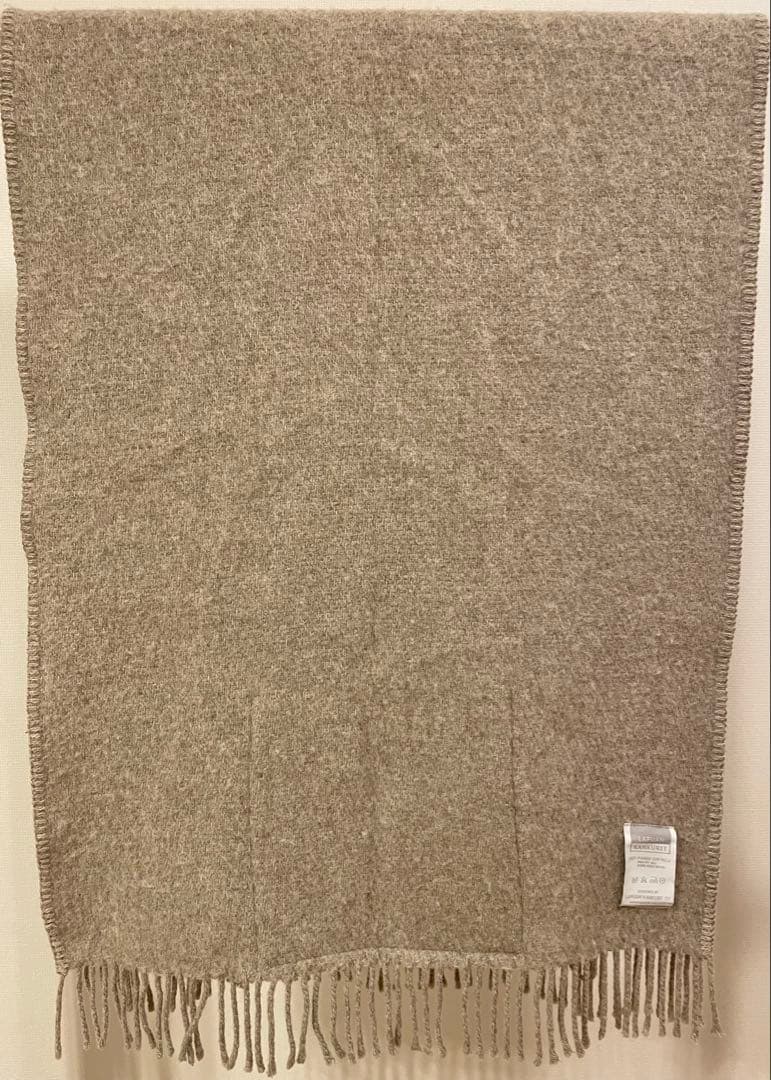 ラプアンカンクリ　UNI ベージュ　ポケットショール　美品