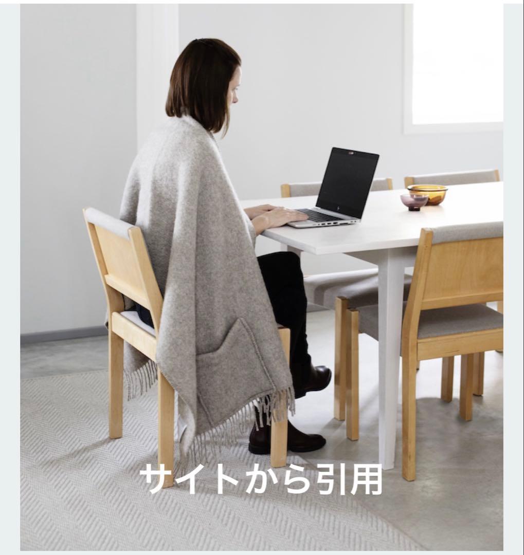 ラプアンカンクリ　UNI ベージュ　ポケットショール　美品