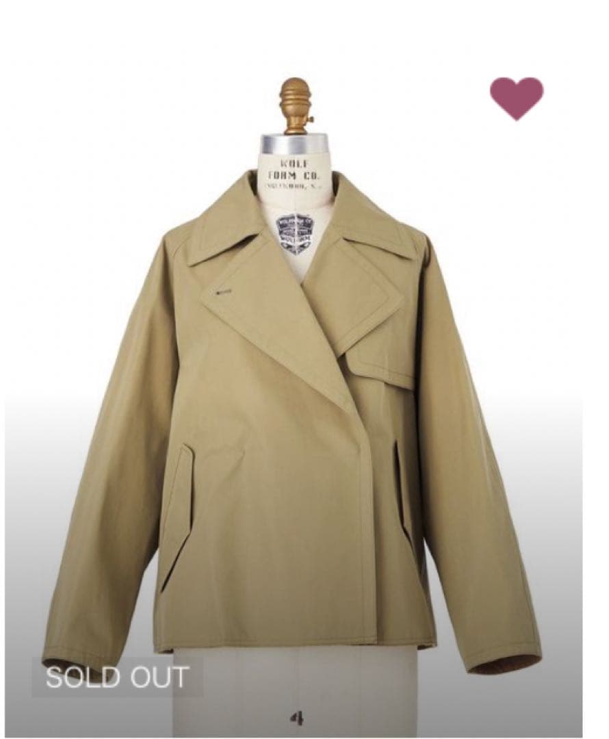 Drawer ショートトレンチコート