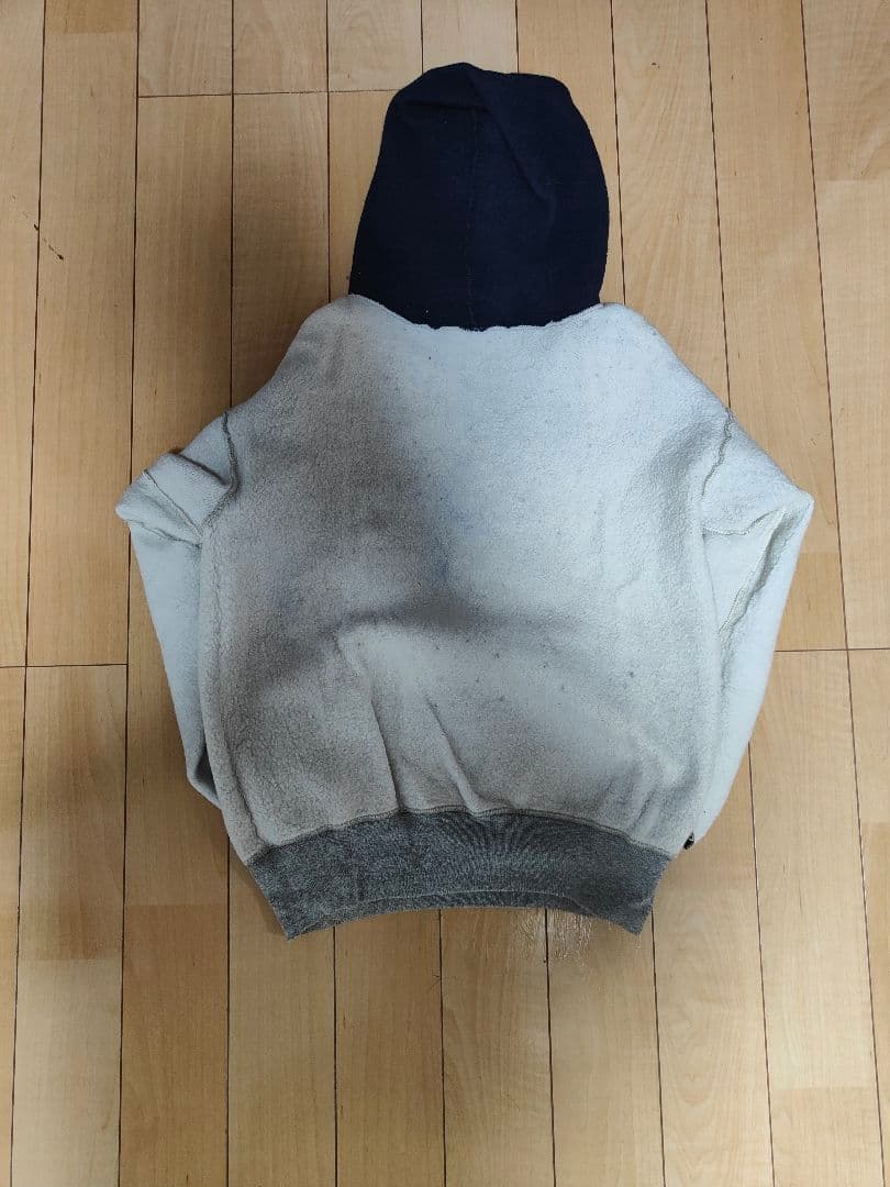 50s VINTAGE SWEAT パーカー　ツートン　リブ長　ヴィンテージ