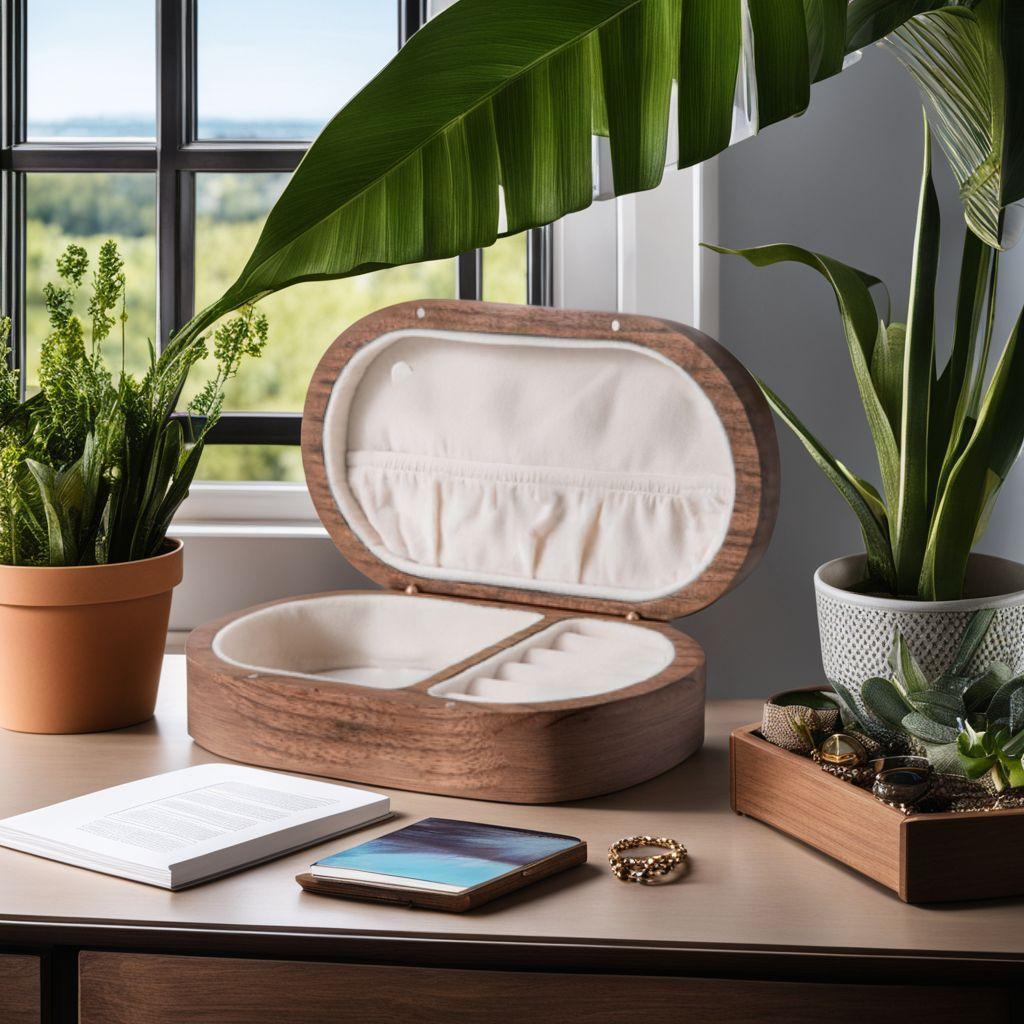 胡桃の木 ジュエリー収納 木製 ボックス アクセサリー