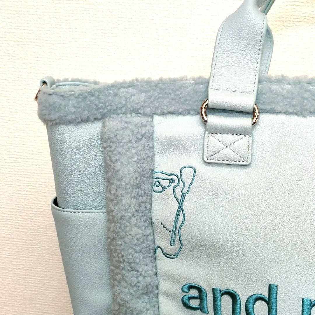 新品未使用アンパスィ ビッグトート型ボストンバッグボアパイピング2025年モデル