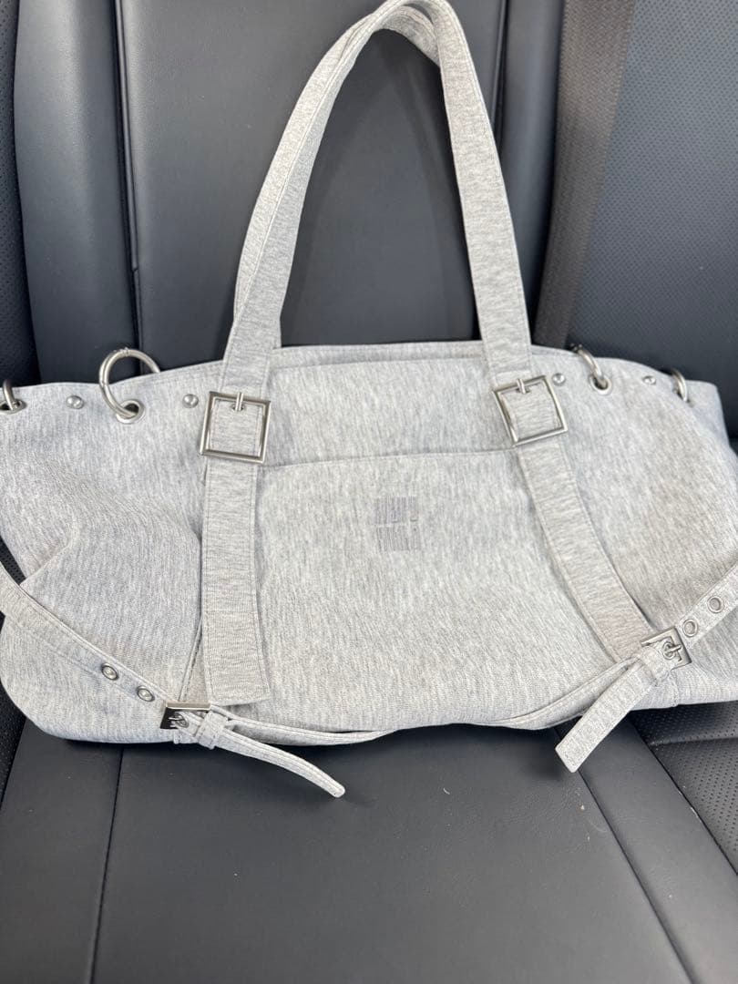 m*i様 グレー　Darich リングスウェットボストンバッグ