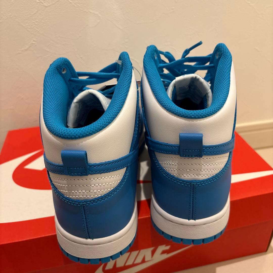 NIKE ダンク HI レーサーブルー　ホワイト　未使用　　 27.5