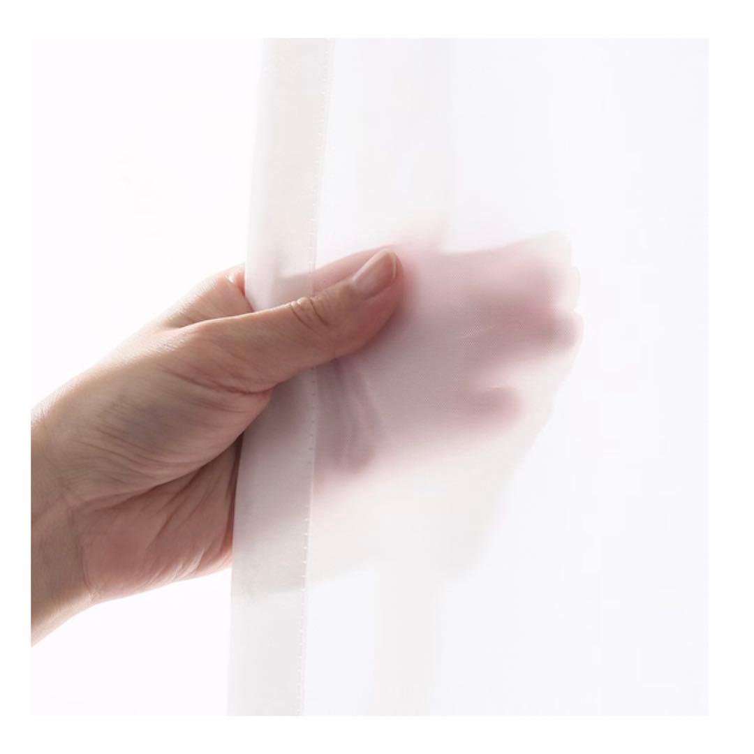 遮熱・遮像・採光156サイズレースカーテン エコナチュレ(130×258×2)