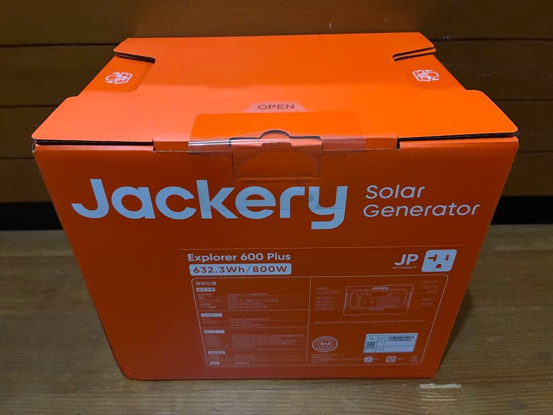 えー Jackery ポータブル電源 600 Plus JE-600C