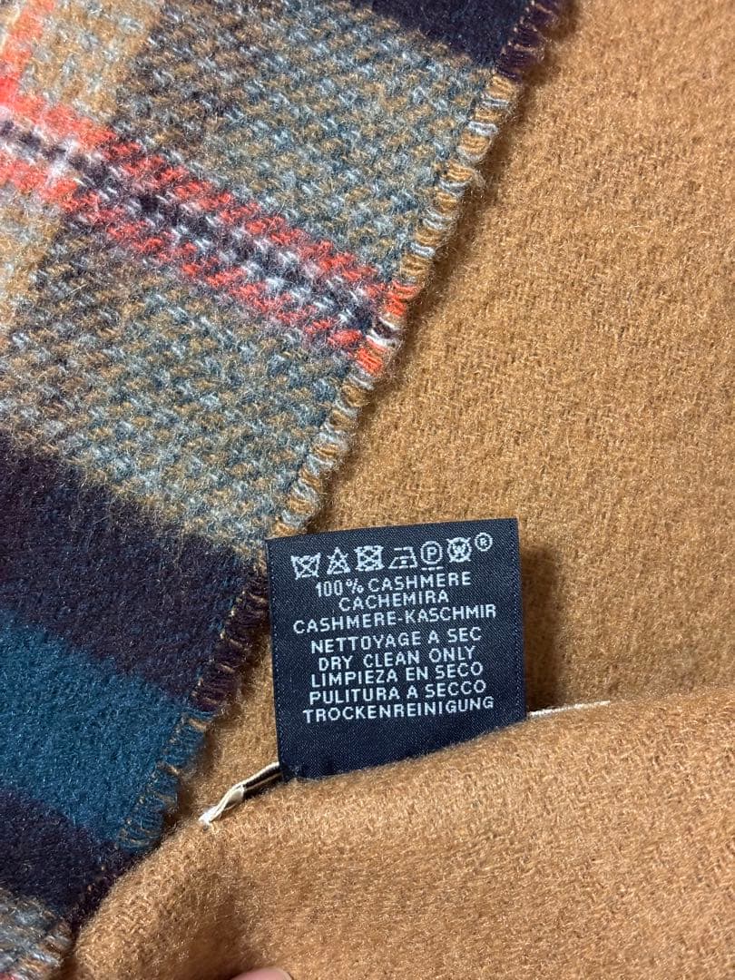 HERMES カシミヤマフラー　エルメス