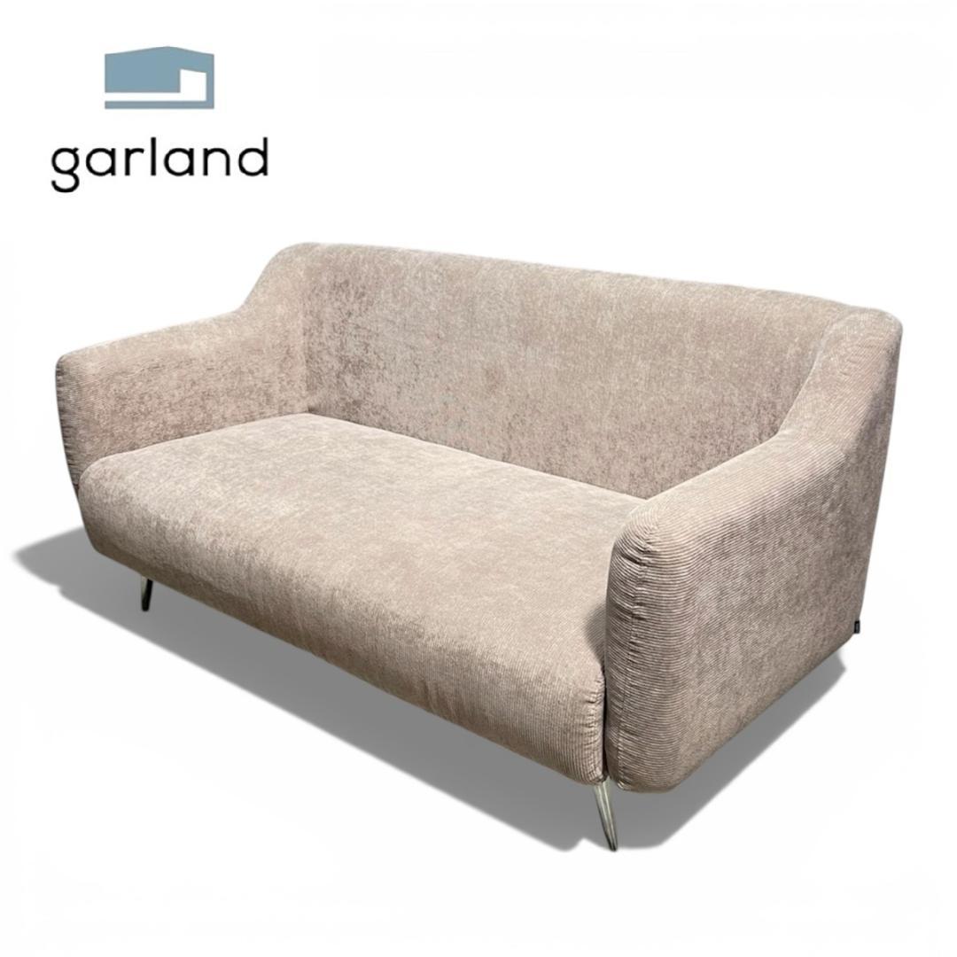 LOWYA ロウヤ 2P ラブソファ コーデュロイ ピンクベージュ 北欧