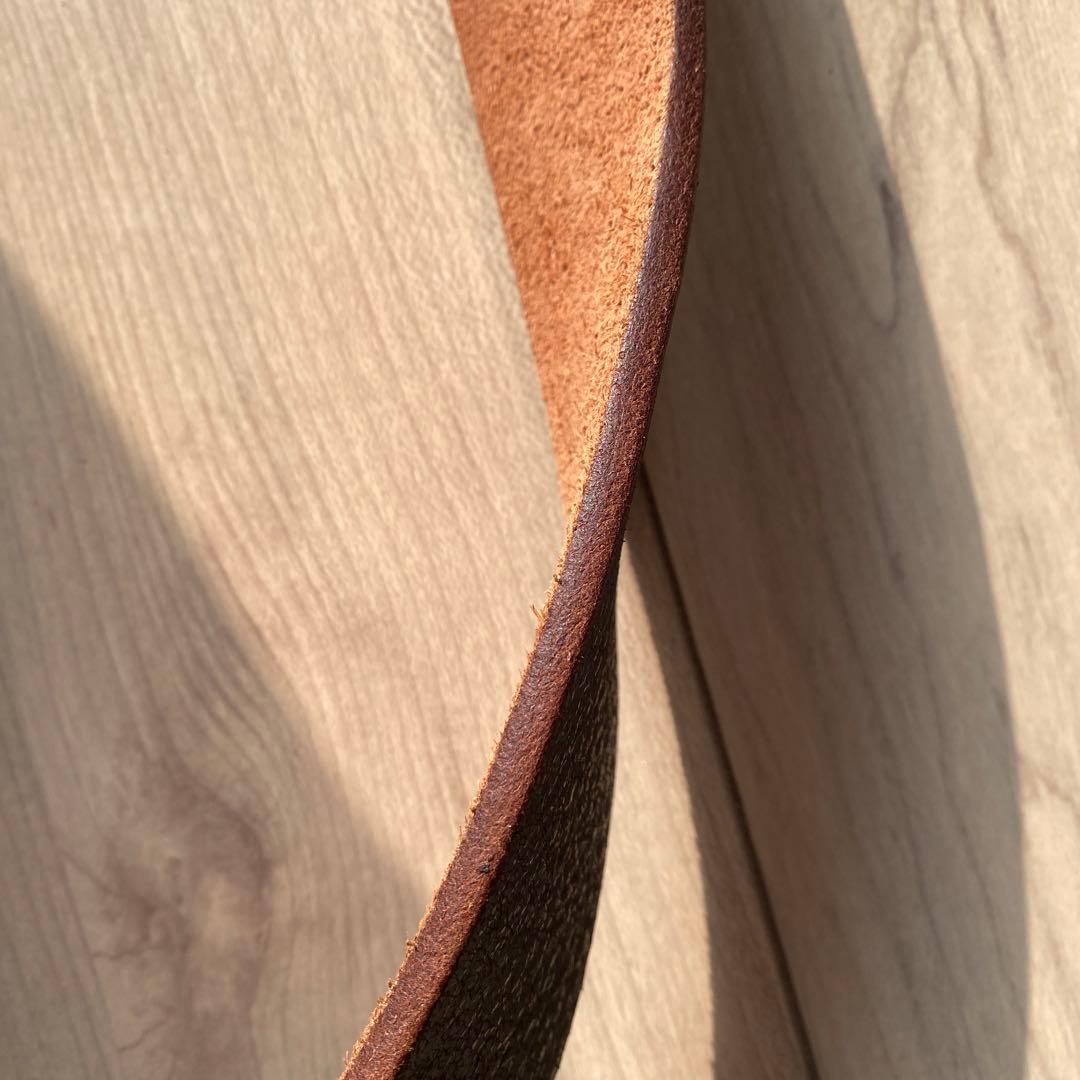 RRL DOUBLE RL 高級レザーベルト イタリア製