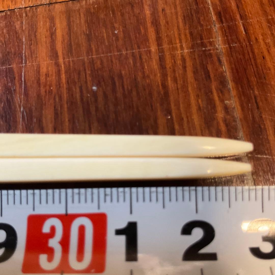 天然素材の箸一膳、収納ケース付き