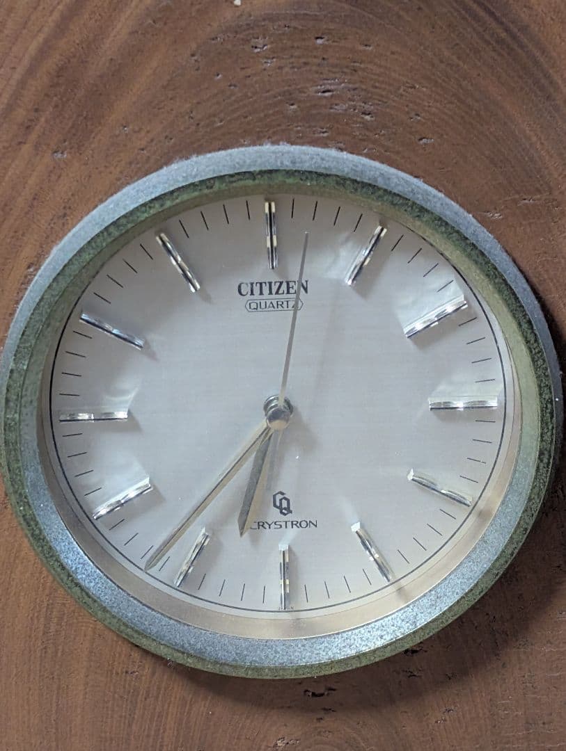 CITIZEN 木製置時計 RYSTRON