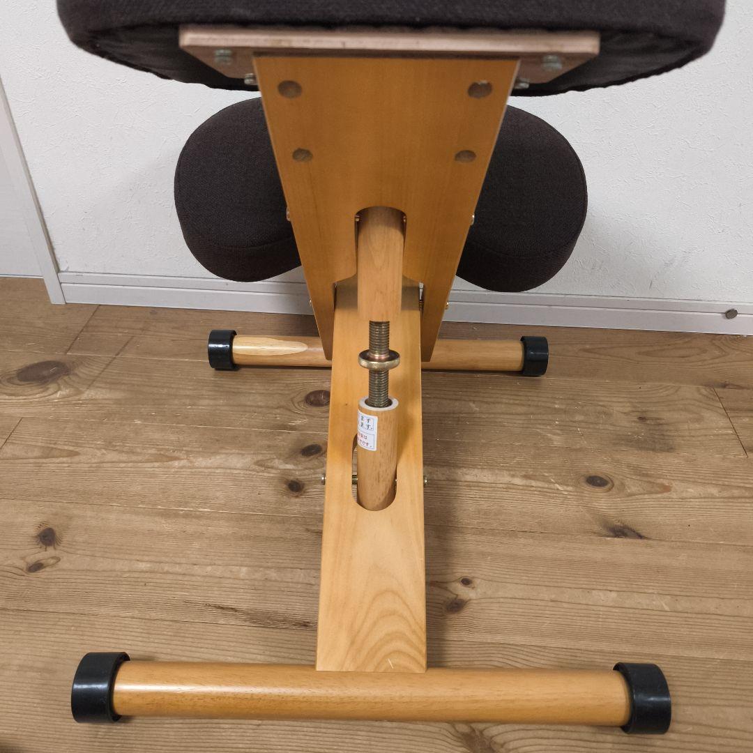 宮武製作所 プロポーションチェア バランスチェア ブラウン クッション付き