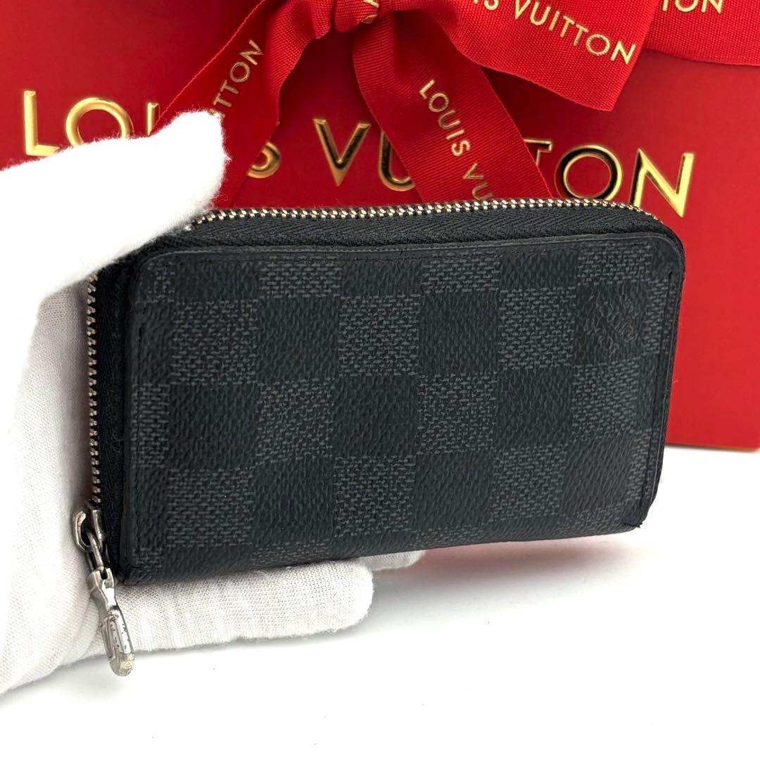 ルイヴィトン ジッピーパース ダミエグラフィット 財布 小銭入れ ブラック