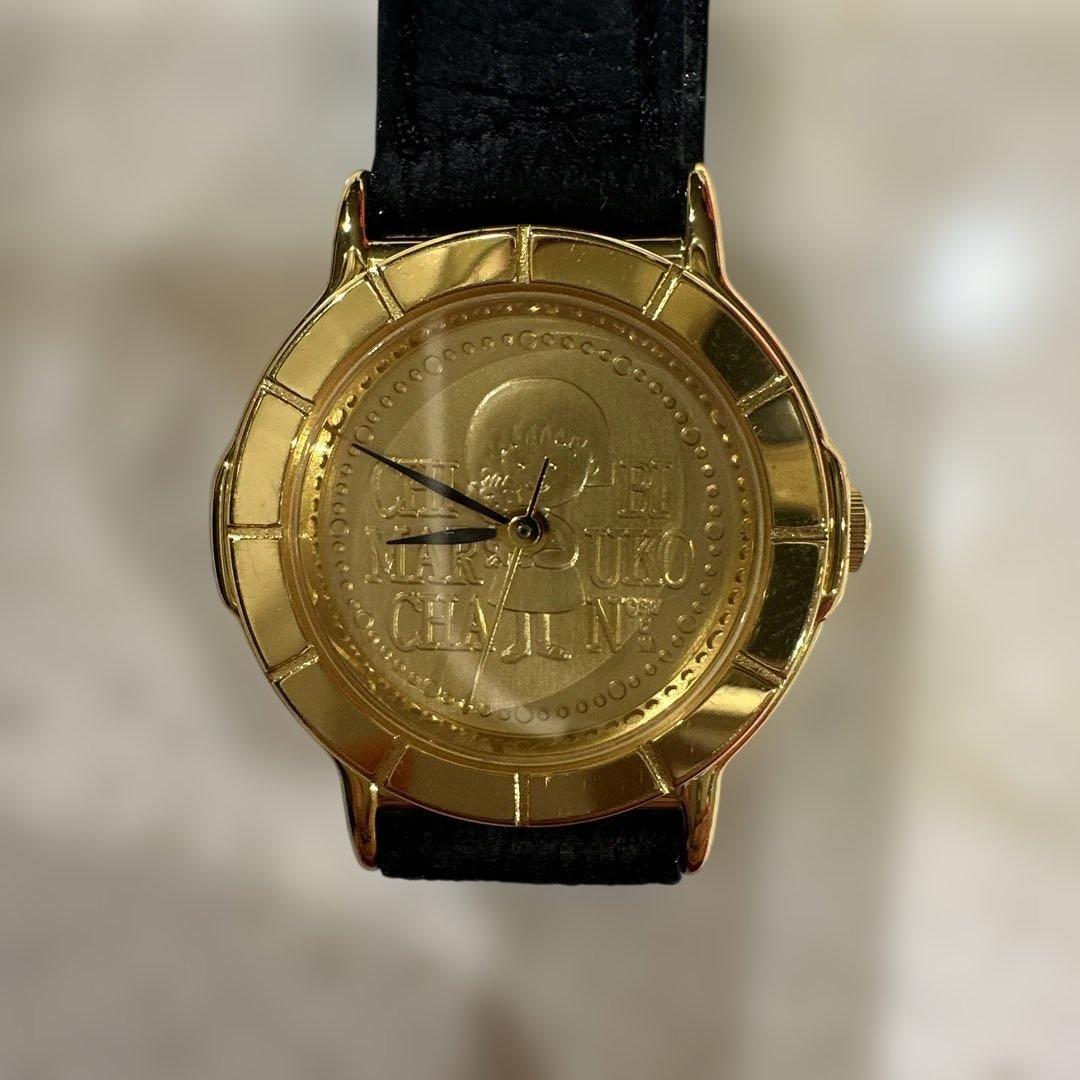 CITIZEN ちびまる子ちゃん1000本限定 クォーツ ゴールド文字盤