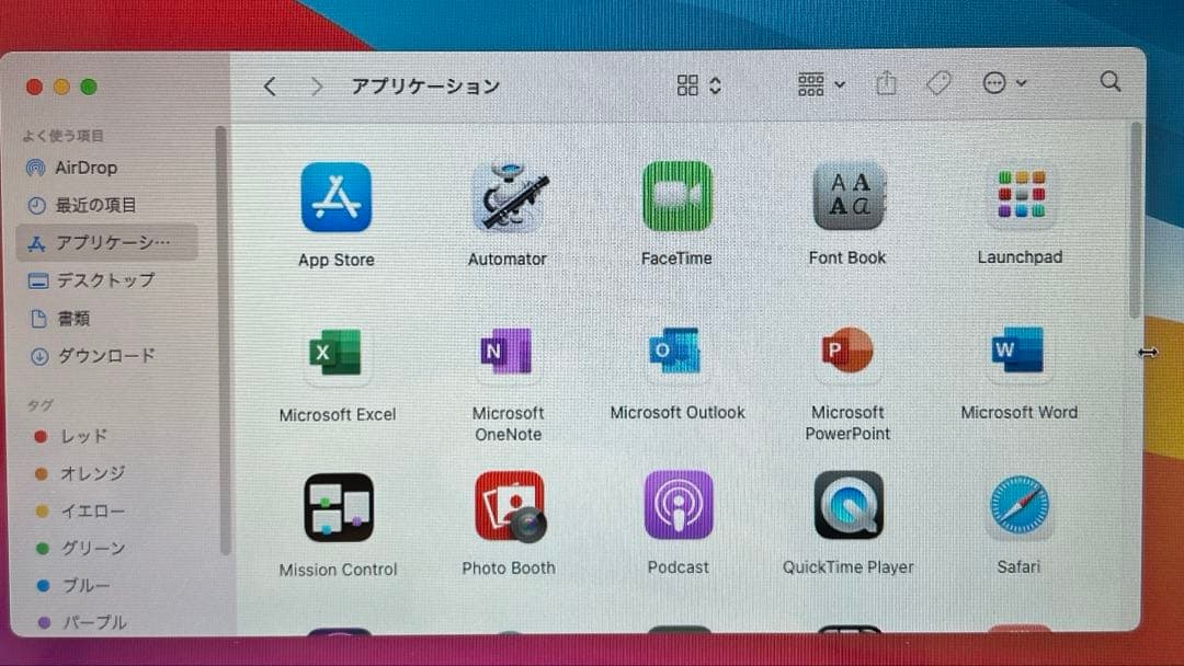 macbook air 11インチ(Mid2013)