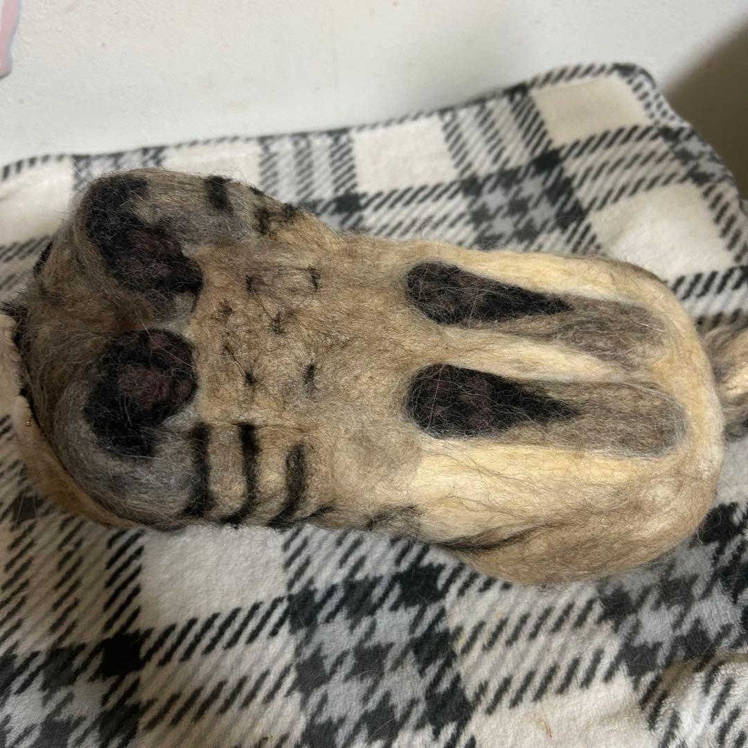 羊毛フェルト 猫