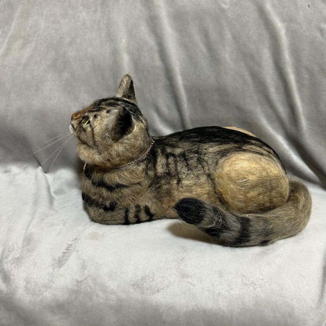 羊毛フェルト 猫