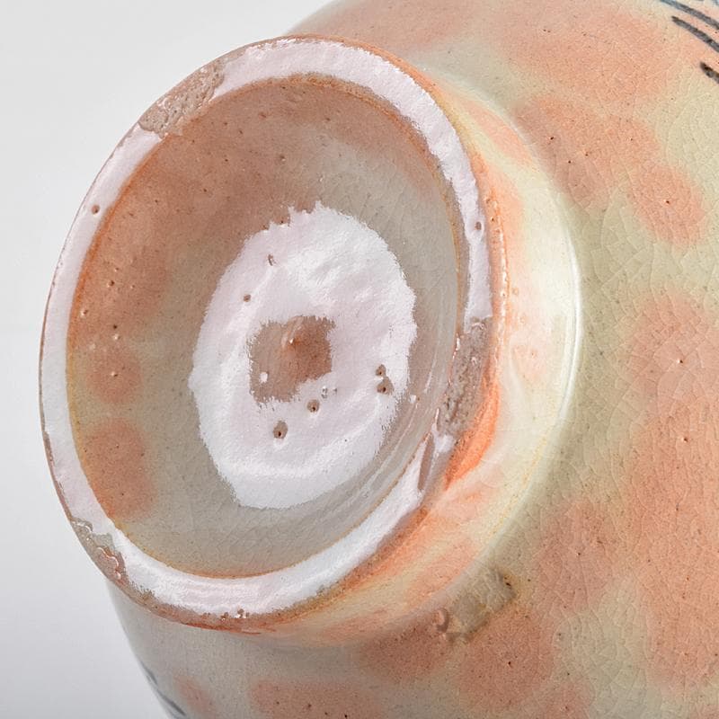 まーぶー　和食器萬古焼八幡窯　水車文数茶碗　十四客　共箱　M　R9415B