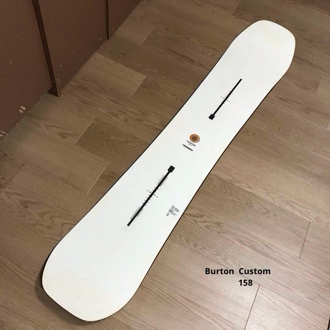 マ*ー様 Burton Custom キャンバー 158 カスタム ホワイト22