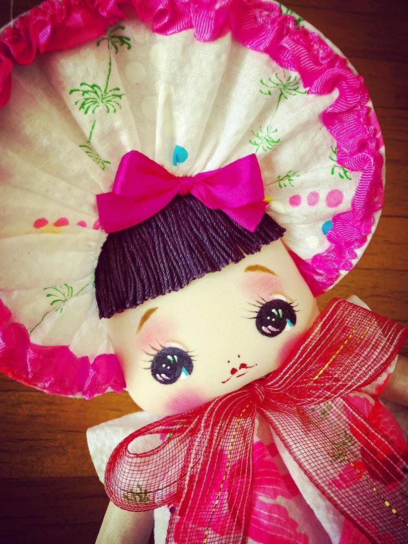 つきもとつきこの文化人形 ヘロヘロ人形 夏限定 金魚浴衣 大正ロマン 昭和レトロ