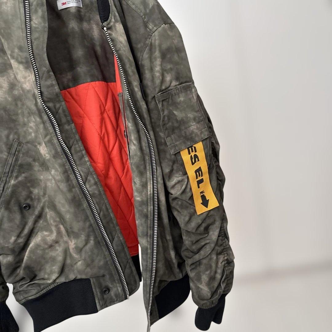 DIESEL MA-1スタイルジャケット カーキ