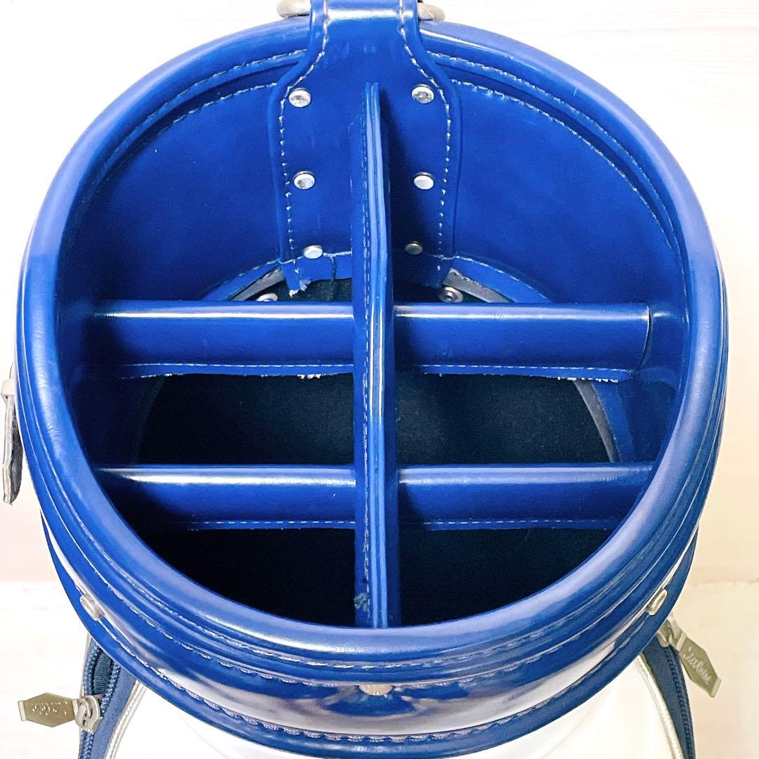 希少 美品 タイトリスト キャディバッグ 9.5型 ヴィンテージ トリコロール