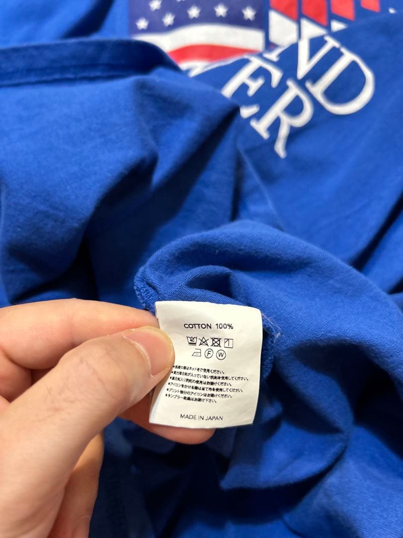 DAIRIKU  KIDS 青 Tシャツ