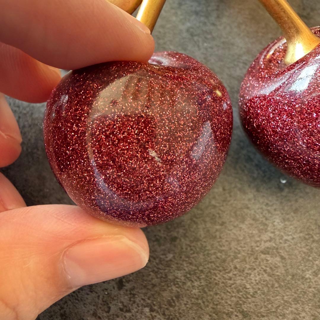 COACH　チェリーバッグ　チャーム　さくらんぼ　キーホルダー【使用済み】