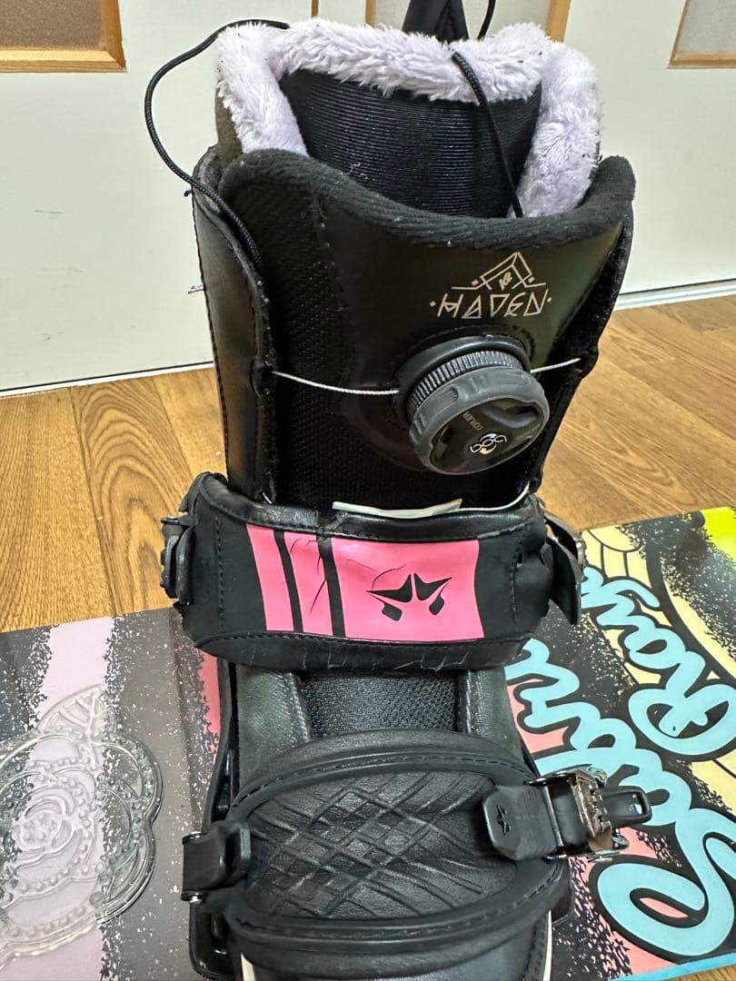 3セットSABRINAスノー ボード135cmビンディング付ブツ24cm