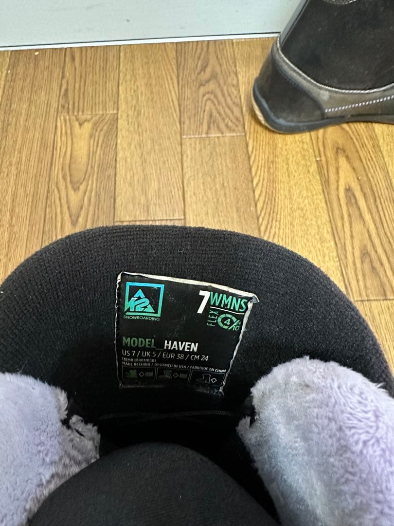 3セットSABRINAスノー ボード135cmビンディング付ブツ24cm