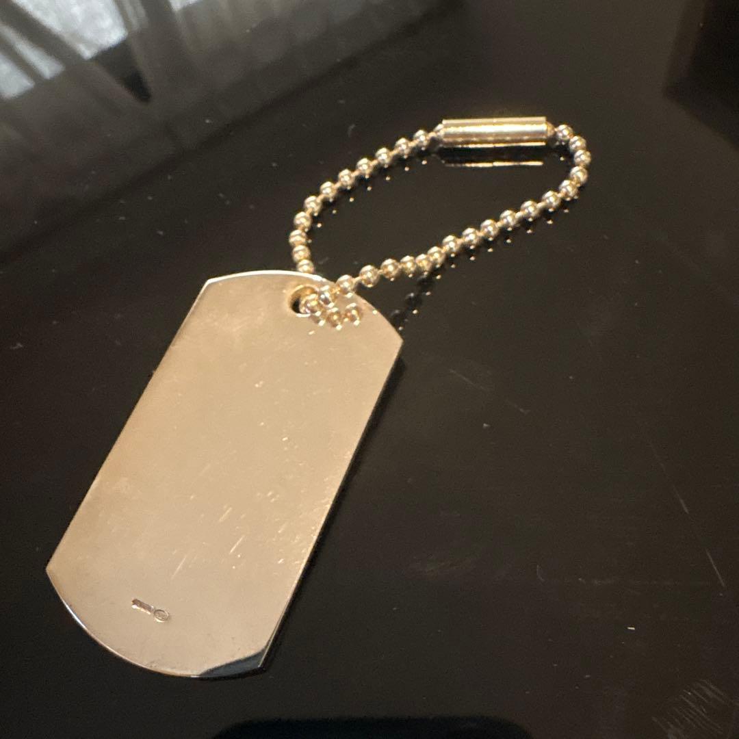 GUCCI グッチキーリング　SV925 プレート ボールチェーン キーホルダー