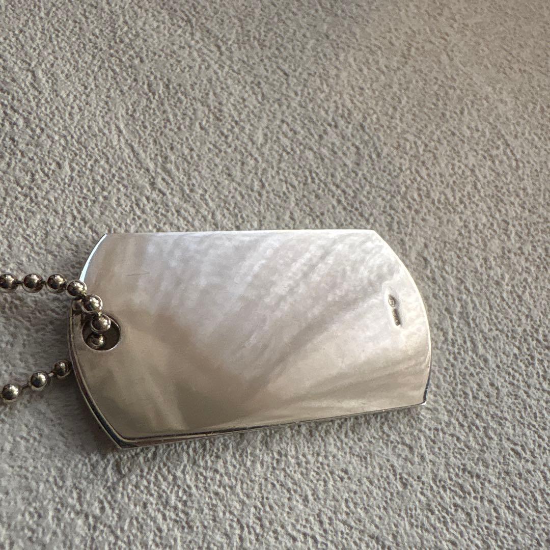 GUCCI グッチキーリング　SV925 プレート ボールチェーン キーホルダー