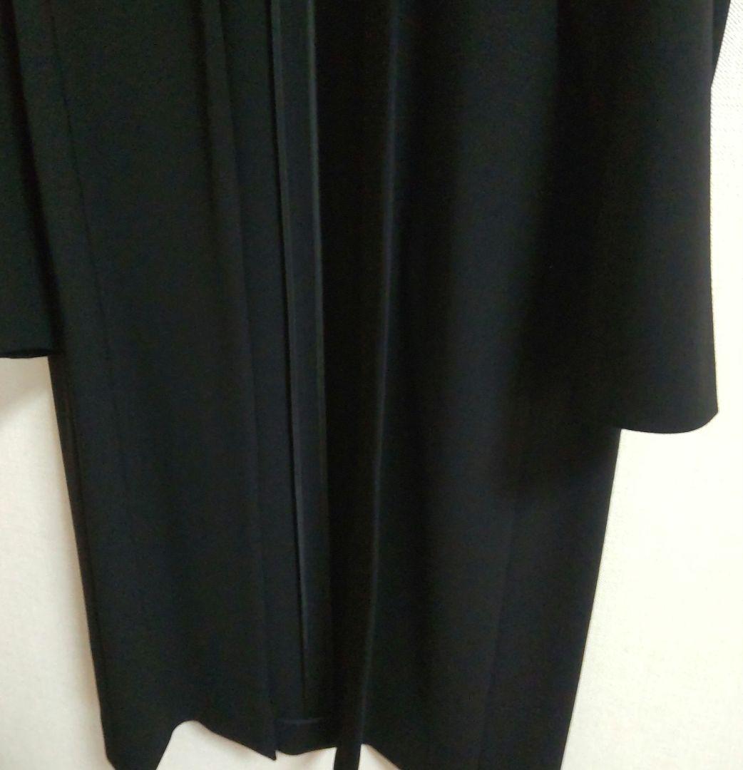 DeuxiemeClasse新品トリアセジョーゼット Vネックコートブラック36