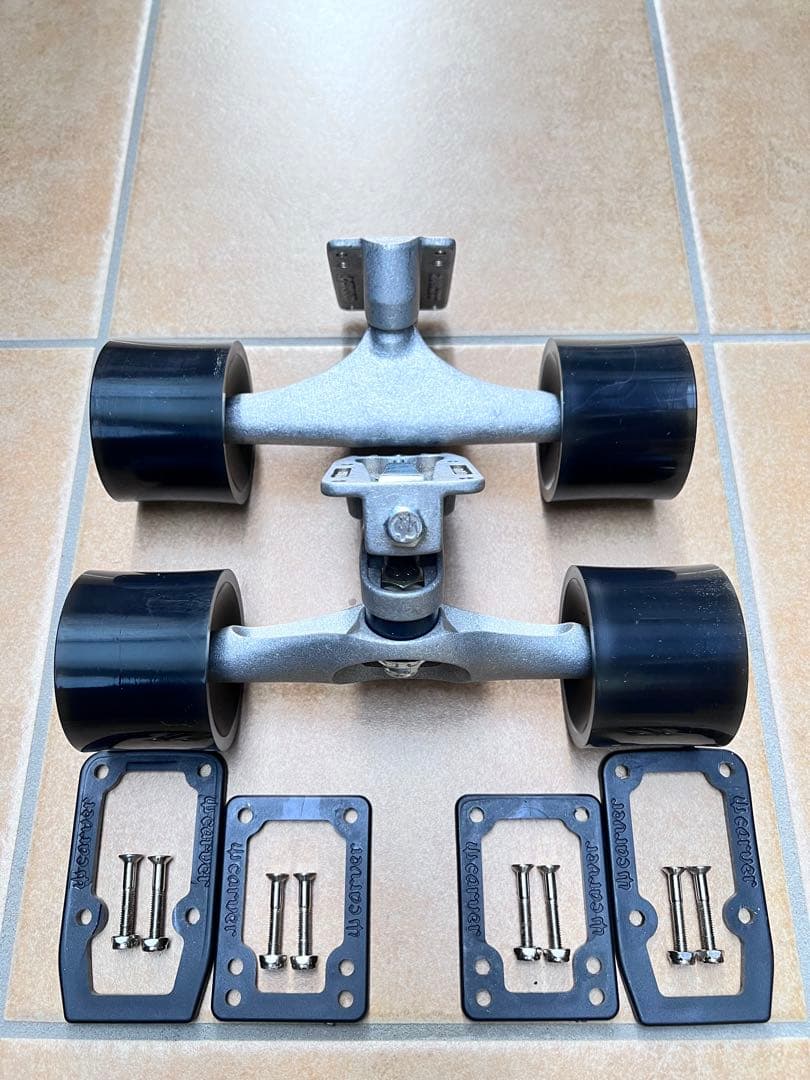 新品 carver C7トラック+69mmウィール+ベアリング セット カーバー