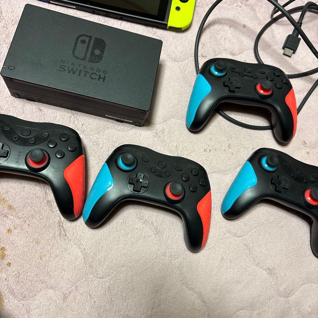 Nintendo Switch 本体 + 4コントローラー