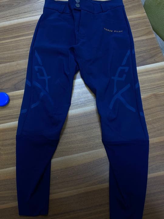 メンズ 乗馬用キュロット ホースパイロット ネイビー