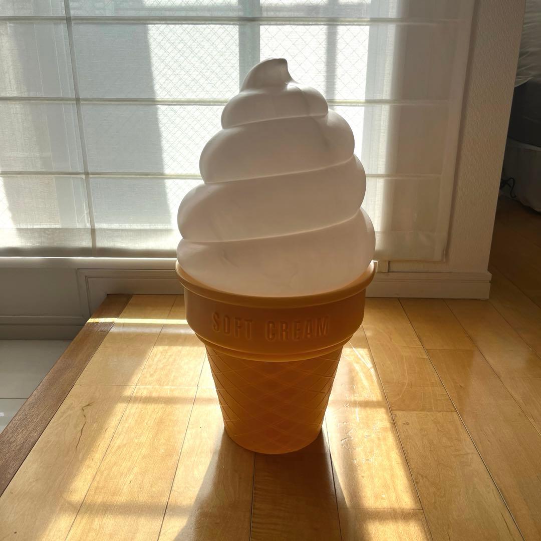 ソフトクリームオブジェ アイスクリーム 貯金箱